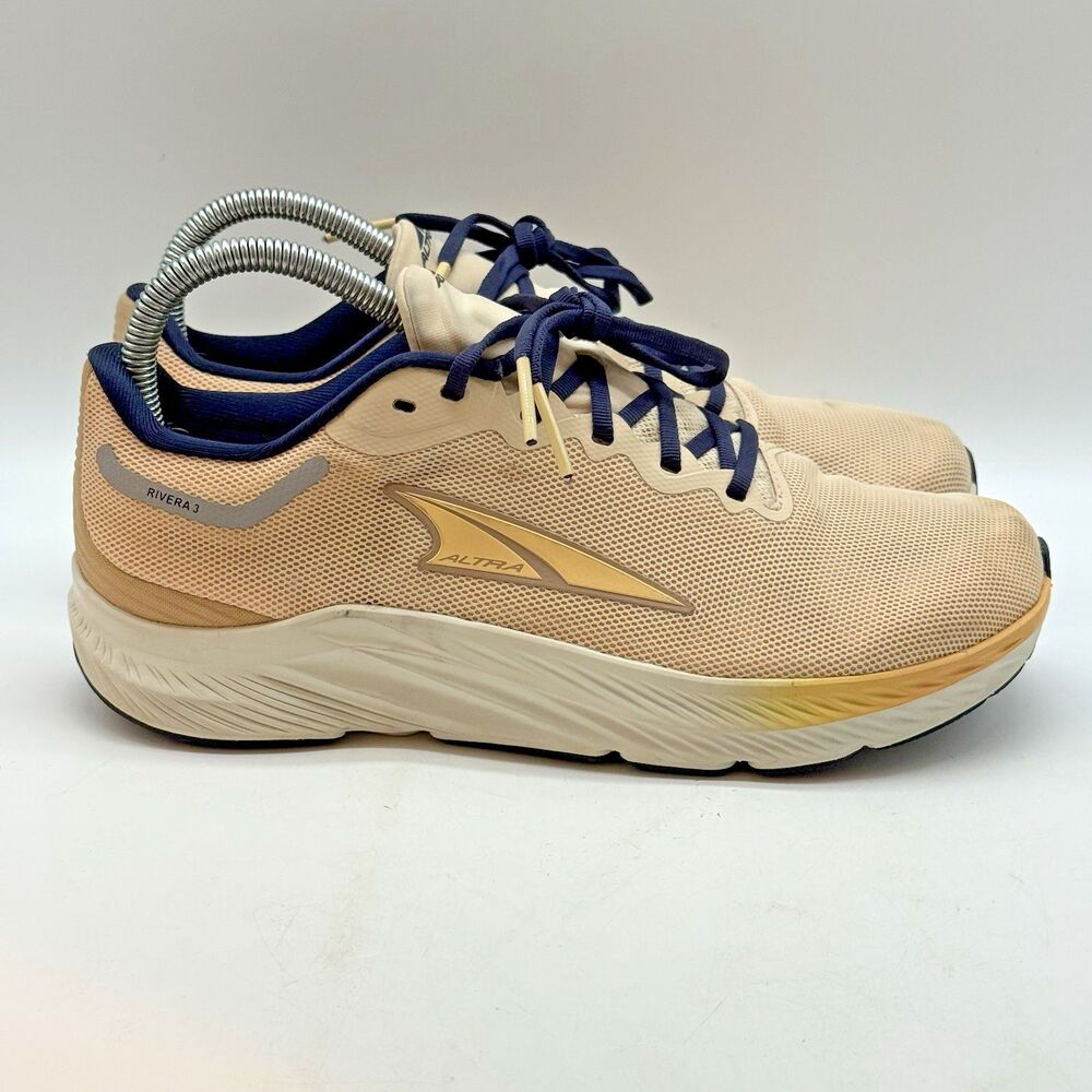 ALTRA Rivera 3 Road Running Shoes Women's 8 Sand AL0A7R7N921 Low Lace Up Sneaker